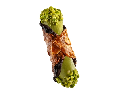 Immagine di CANNOLCROCC MANDORLA CON CREMA PISTACCHIO - TASTE