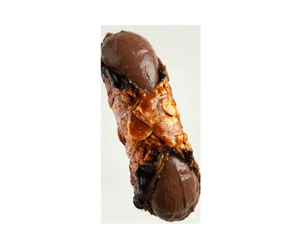 Immagine di CANNOLO MANDORLA CON CREMA AL CIOCCOLATO FONDENTE